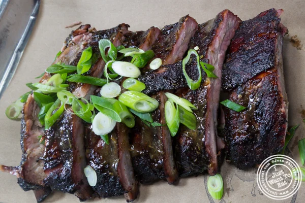 Baby back ribs at Hometown Bar-B-Que in Brooklyn