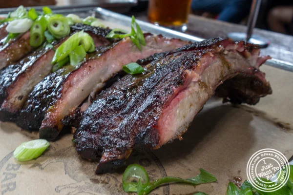 Baby back ribs at Hometown Bar-B-Que in Brooklyn