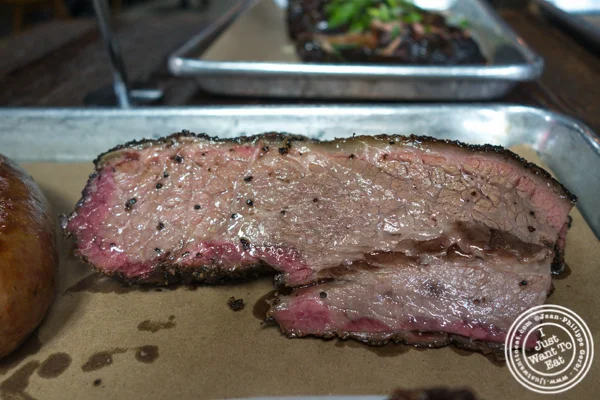 Brisket at Hometown Bar-B-Que in Brooklyn