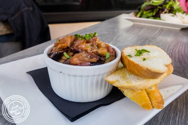 Eggplant caponata at Dolce & Salato in Hoboken, NJ
