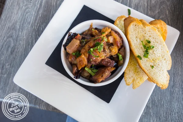 Eggplant caponata at Dolce & Salato in Hoboken, NJ