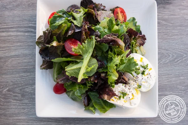 Burrata salad at Dolce & Salato in Hoboken, NJ