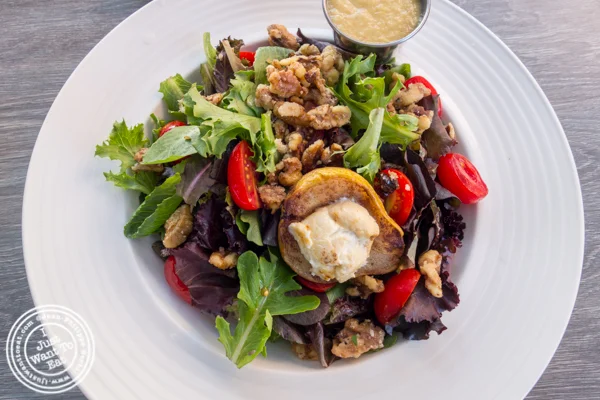 Pear and goat cheese salad at Dolce & Salato in Hoboken, NJ