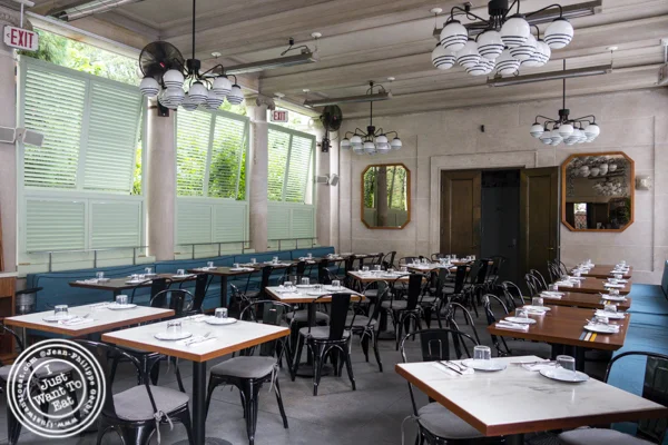 Dining room at Bocce in Union Square Park