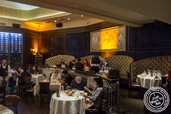 Dining room at Empire Steakhouse in NYC, NY