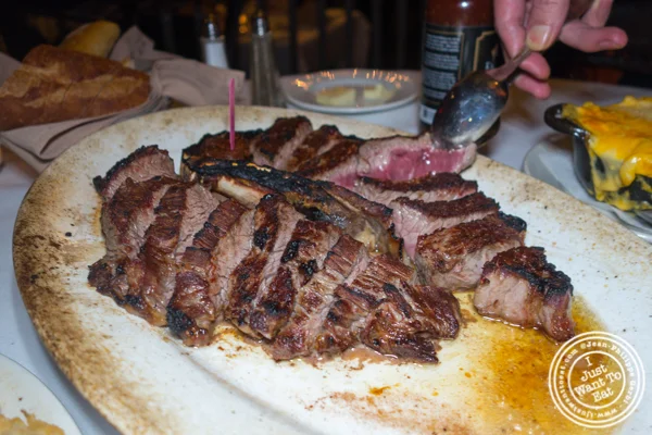 Emperors steak at Empire Steakhouse in NYC, NY