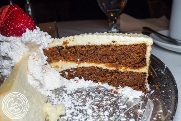Carrot cake at Empire Steakhouse in NYC, NY