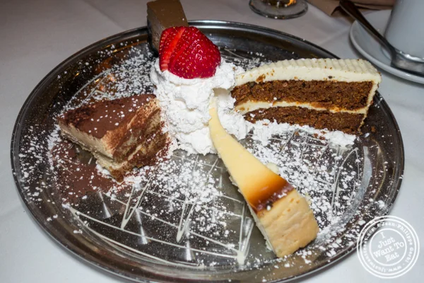 Dessert sampler at Empire Steakhouse in NYC, NY