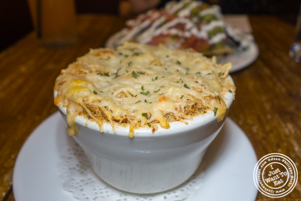 Mac and cheese at The Freckled Moose in Astoria, Queens