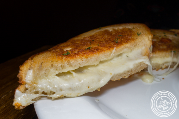 Grilled cheese and tomato soup at The Freckled Moose in Astoria, Queens