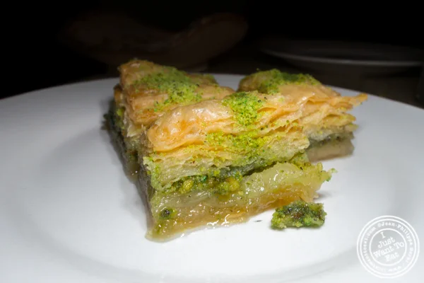 Baklava at Seven Valleys in Hoboken, NJ