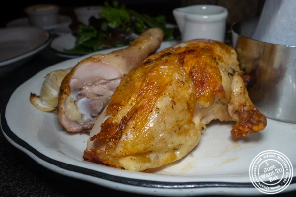 Poulet frites at Rotisserie Georgette in NYC, NY