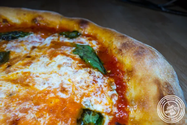 Margherita pizza at Irvington in NYC, NY