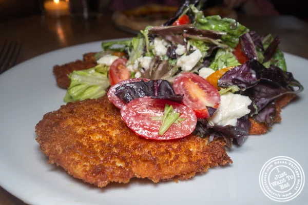 Chicken Milanese at Irvington in NYC, NY