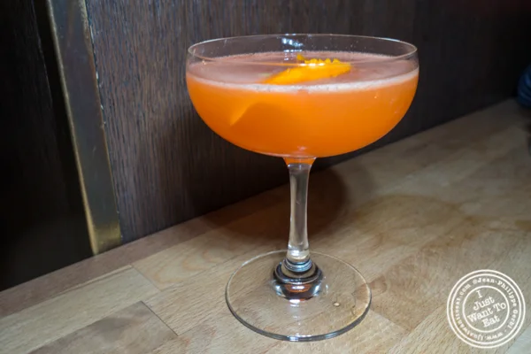 Paper planes cocktail at Irvington in NYC, NY