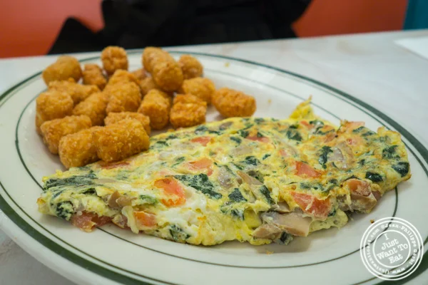 Omelet at Spa Diner in Hoboken, NJ
