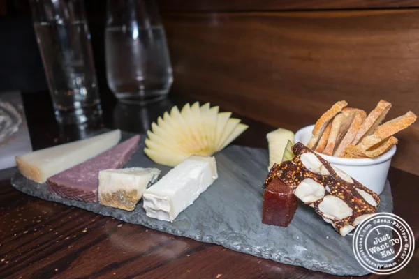 Cheese plate at Salinas in NYC, NY