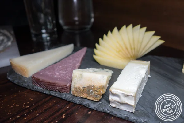 Cheese plate at Salinas in NYC, NY