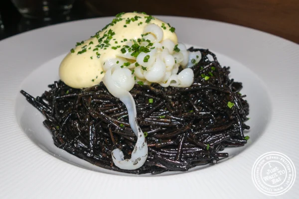 Fideos negros at Salinas in NYC, NY