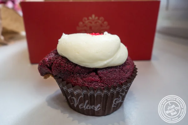 Red Velvet cupcake at Red Velvet Cupcakery in Washington DC