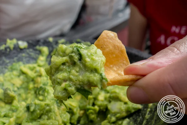 Guacamole at Charritos in Hoboken, NJ