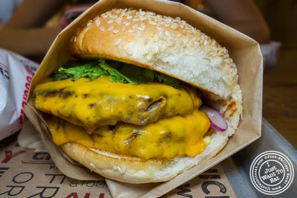 Cheeseburger at Creamline in Chelsea Market
