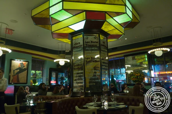 Dining room at Marseille in Hell's Kitchen