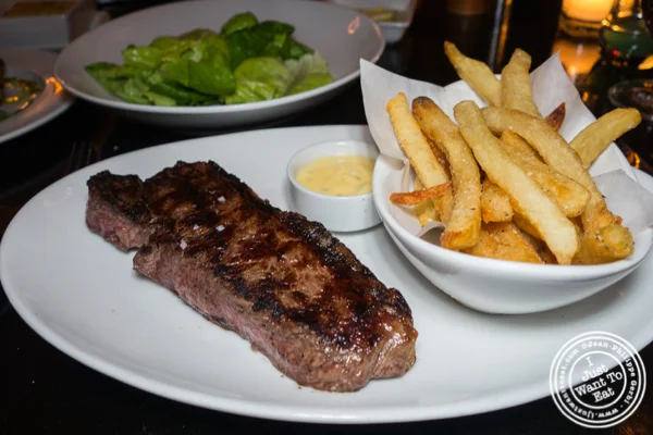 Steak frites at Marseille in Hell's Kitchen