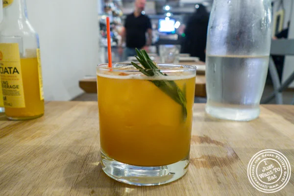 East to West cocktail at Luzzo's in Long Island City