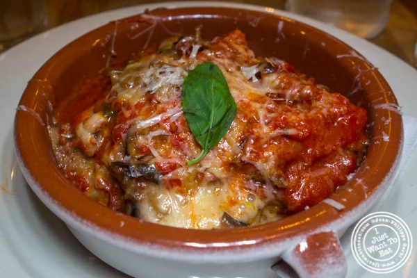 Sfogliata di melanzane at Luzzo's in Long Island City