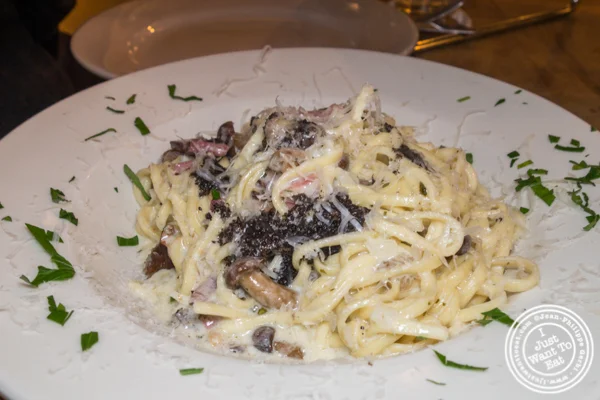 Tagliolini al tartufo at Luzzo's in Long Island City