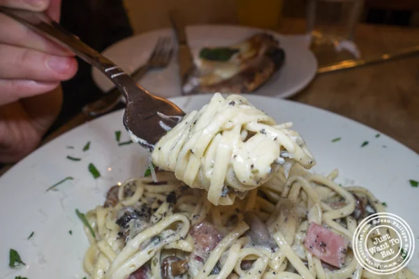 Tagliolini al tartufo at Luzzo's in Long Island City