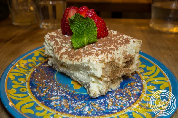 Tiramisu at Luzzo's in Long Island City
