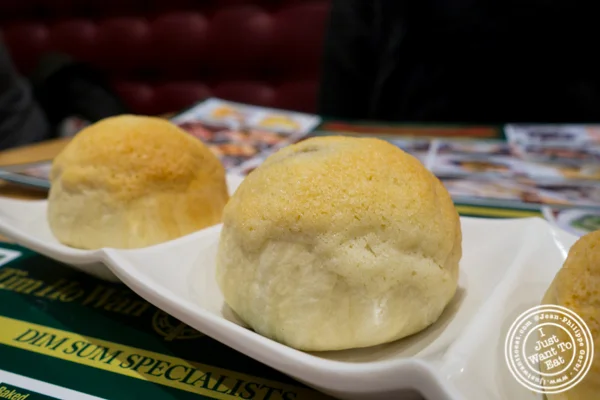 BBQ pork buns at Tim Ho Wan in Hell's Kitchen