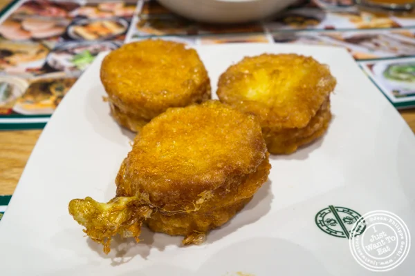 French toast with custard at Tim Ho Wan in Hell's Kitchen
