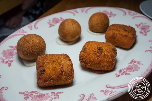 Croquettes at Boqueria in Times Square