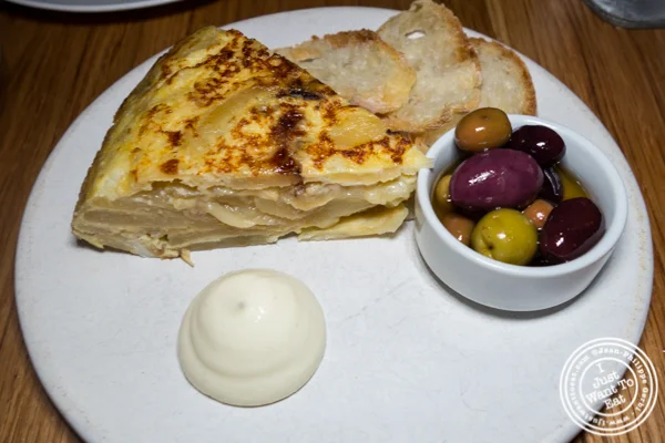 Tortilla española at Boqueria in Times Square