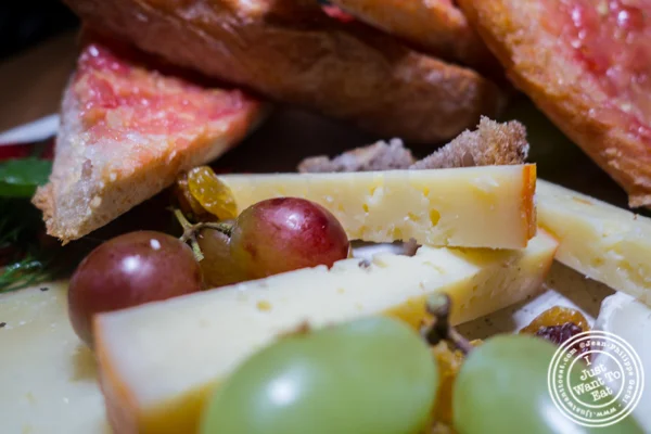 Aged Mahon cheese at Boqueria in Times Square