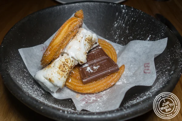 S’mores churros at Boqueria in Times Square