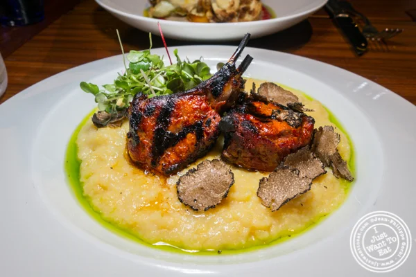 Lamb chops at L'Adresse near Bryant Park