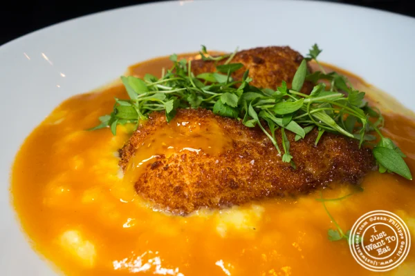 Creamy corn grits at Dirt Candy in NYC, NY