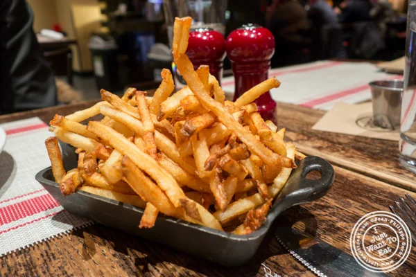 French fries at Rare Bar and Grill in Chelsea