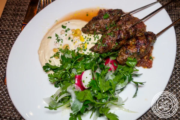 Kebab at Green Fig in the Yotl Hotel