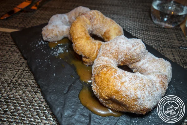 Moroccan donuts at Green Fig in the Yotl Hotel