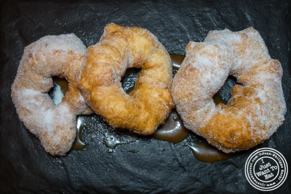 Moroccan donuts at Green Fig in the Yotl Hotel