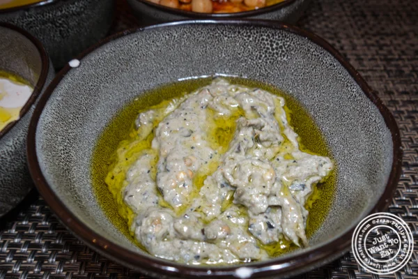 Eggplant at Green Fig in the Yotl Hotel