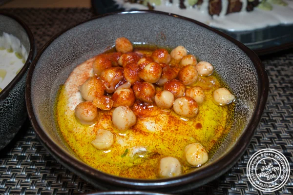 Hummus at Green Fig in the Yotl Hotel