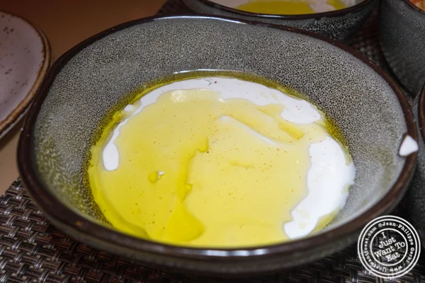 Labneh at Green Fig in the Yotl Hotel