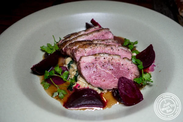 Duck breast at République in Los Angeles