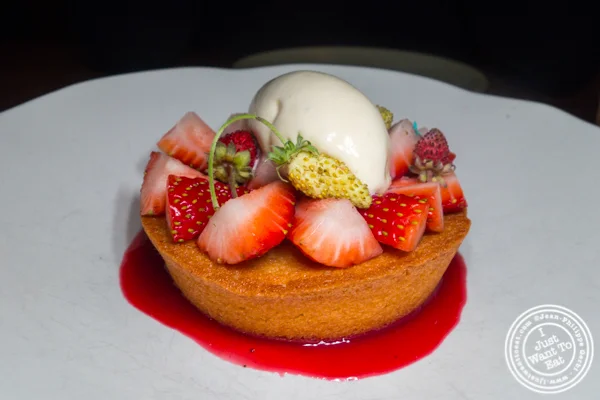 Almond cake at République in Los Angeles